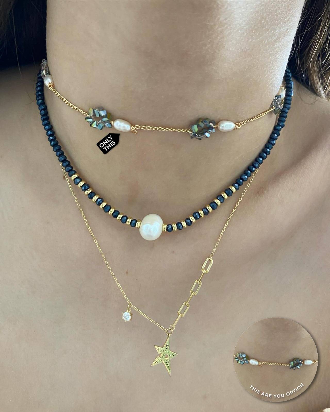 アクセサリー litmus Pearl choker litmus Pearl choker